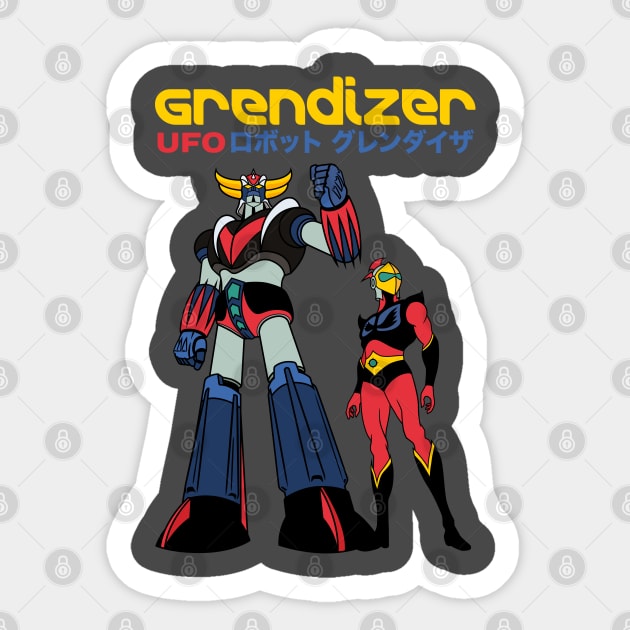 Grendizer - ufo robot Sticker by redwane